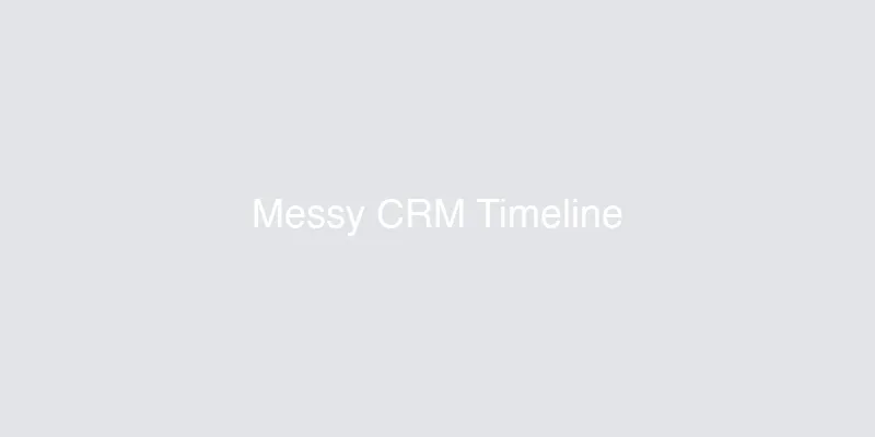 Хаос в CRM