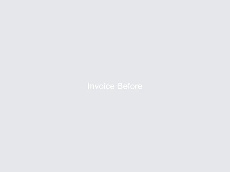Original invoice