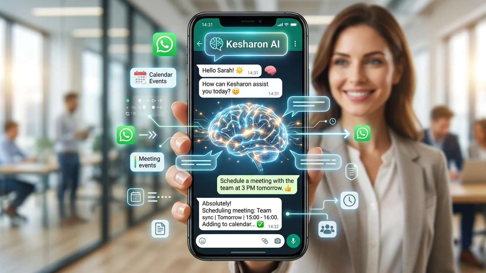 אסיסטנט WhatsApp / Ассистент WhatsApp / WhatsApp AI Assistant